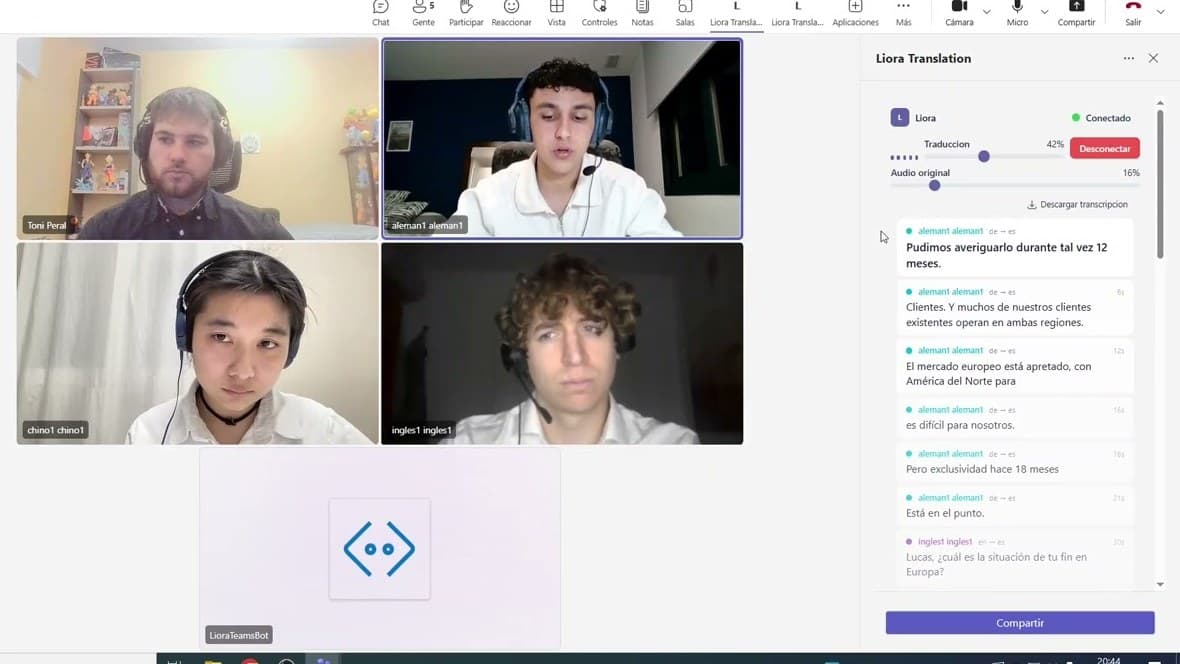 En Microsoft Teams